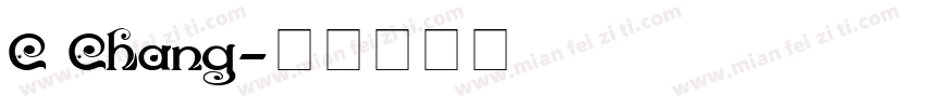 C Chang字体转换